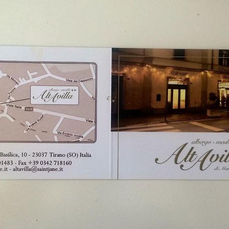 Albergo Altavilla Tirano Kültér fotó